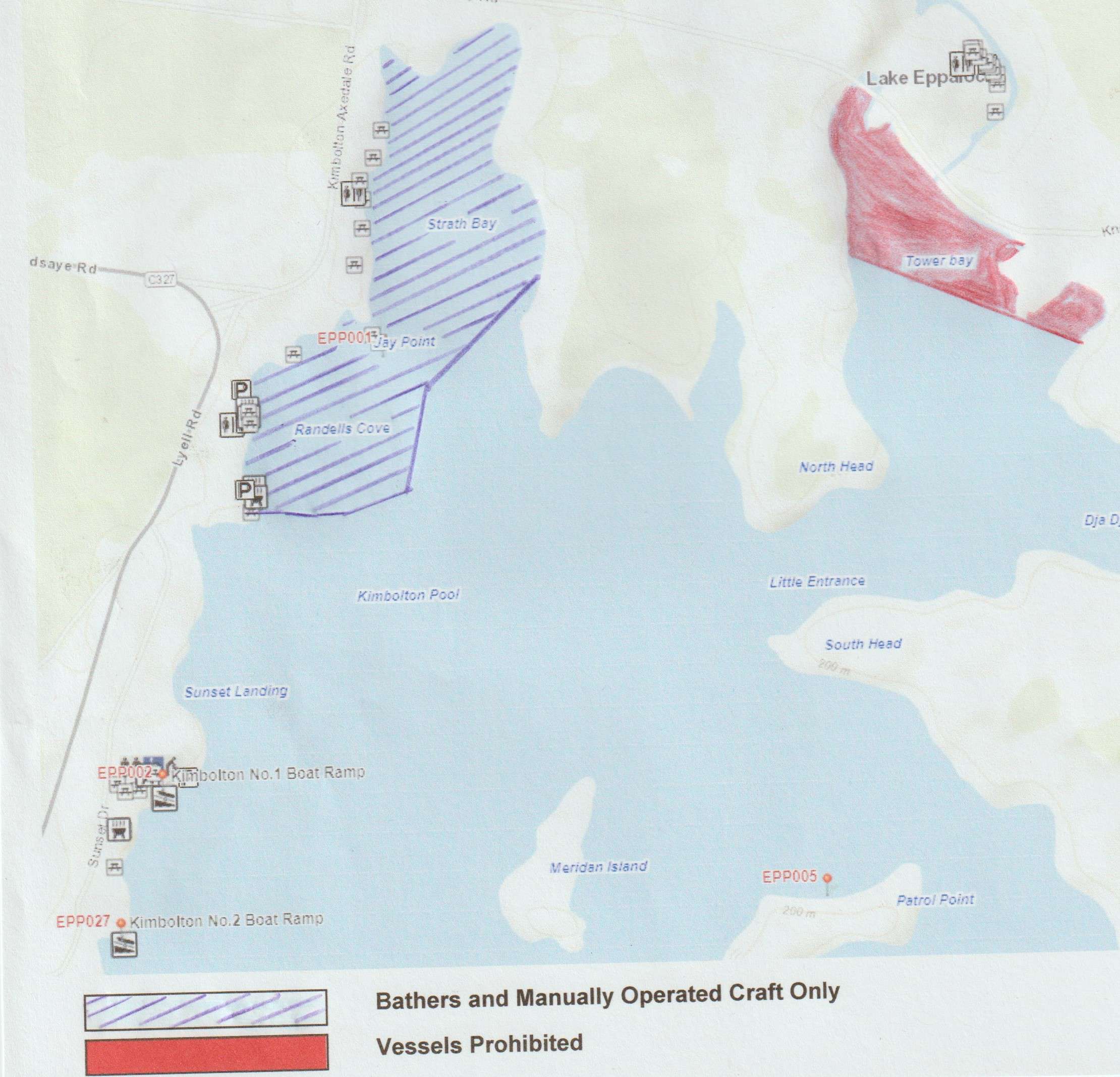 Randells Cove - Strath Bay, link opens in a new window